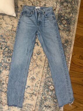 Agolde Slim Straight Light Blue Jeans